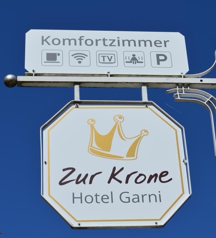 Hotel Garni Und Apartments Zur Krone ヒルポルトシュタイン エクステリア 写真